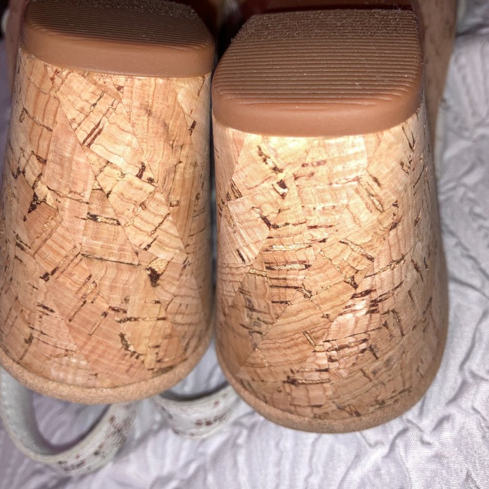 Clark's Collection Sandal Size 9 Ultimate Comfort Rose Erin Wedge Festival Party - Picture 7 of 15
